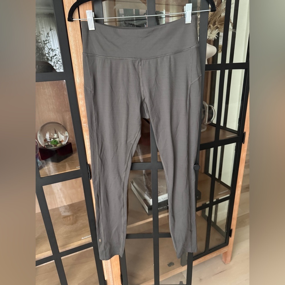 Tommie Copper compression leggings zinc infused high rise slate grey